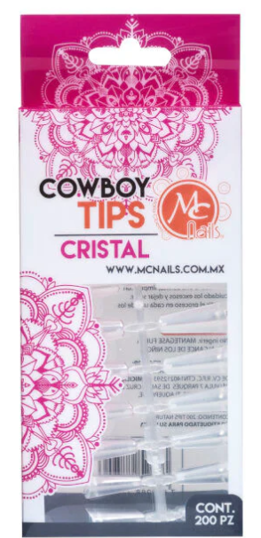 Tips Cowboy transparente 200  pz